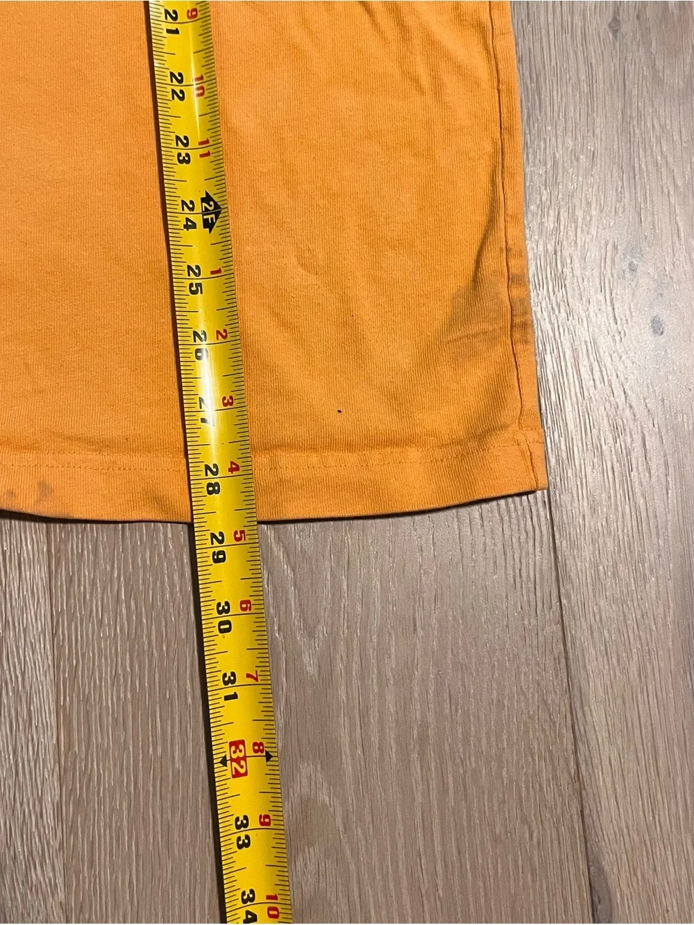 Vintage blue tag champion yellow blank tee with pocket and embroidery - Picture 7 of 8